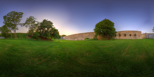 Outside the Citadel - Quebec City Pano