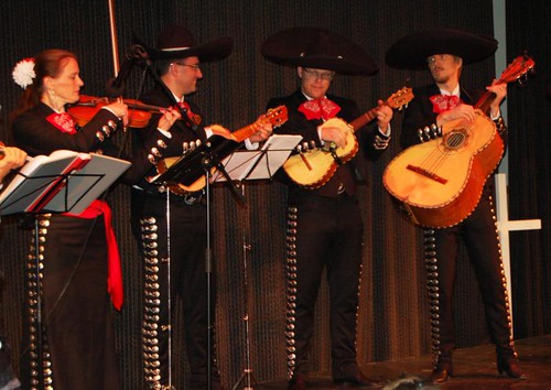 Some Mariachi playing (Copyright Hanna Andersson)