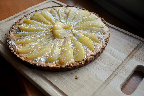 Poached Pear and Brown Butter Tart