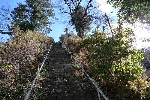 Stairs to Tsukui Kannon Temple