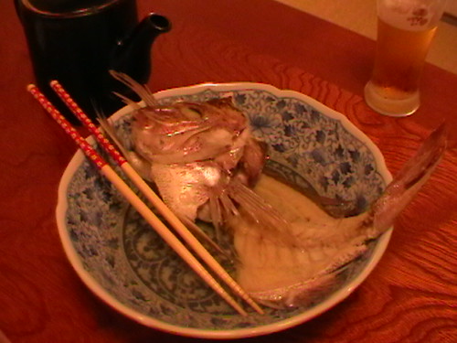 Dinner-Ikan Merah mentah