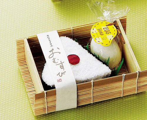 Rice-ball like Towel & Soap, Fake Food, Onigiri, Bento