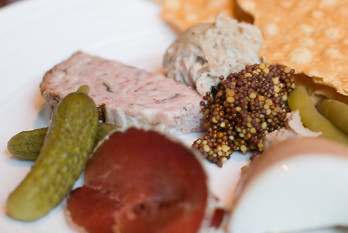 Charcuterie Plate of Terrine, Rillettes and Pate