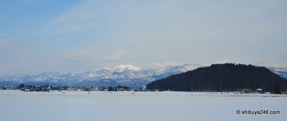 Some nice mountains for skiing in the background maybe/