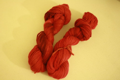 hand-dyed cashmere
