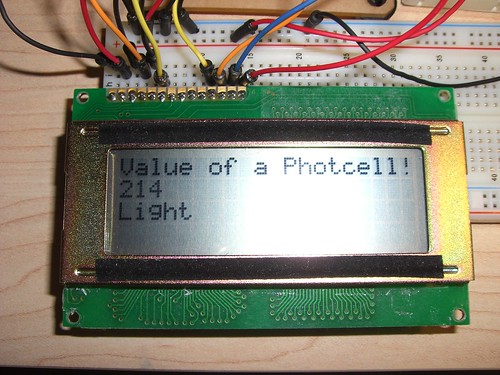Arduino running a LCD screen