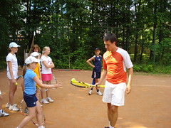 Евгений Кириллов в теннисном клубе