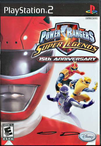 "Power Rangers: Super Legends" - PS2 v. signed by production team member, Stephan Reese of  Disney Interactive  (( 2007 ))