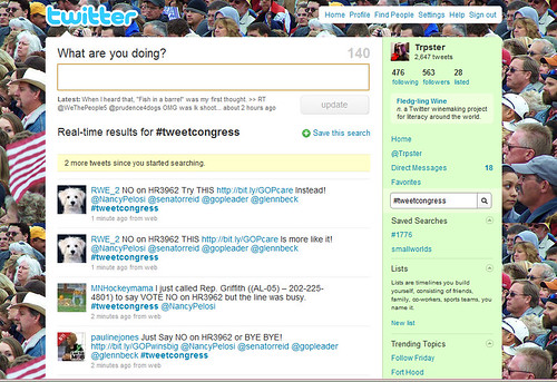 (2) Twitter  Search - #tweetcongress - Google Chrome 1162009 91939 AM