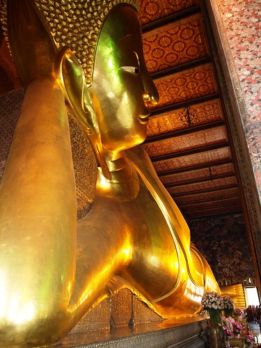 Reclining Buddha Bangkok. Wat Po Temple Reclining Buddha, Bangkok