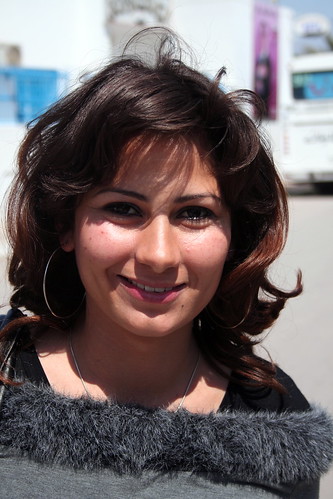Young Tunisian Woman Smiles For The Camera