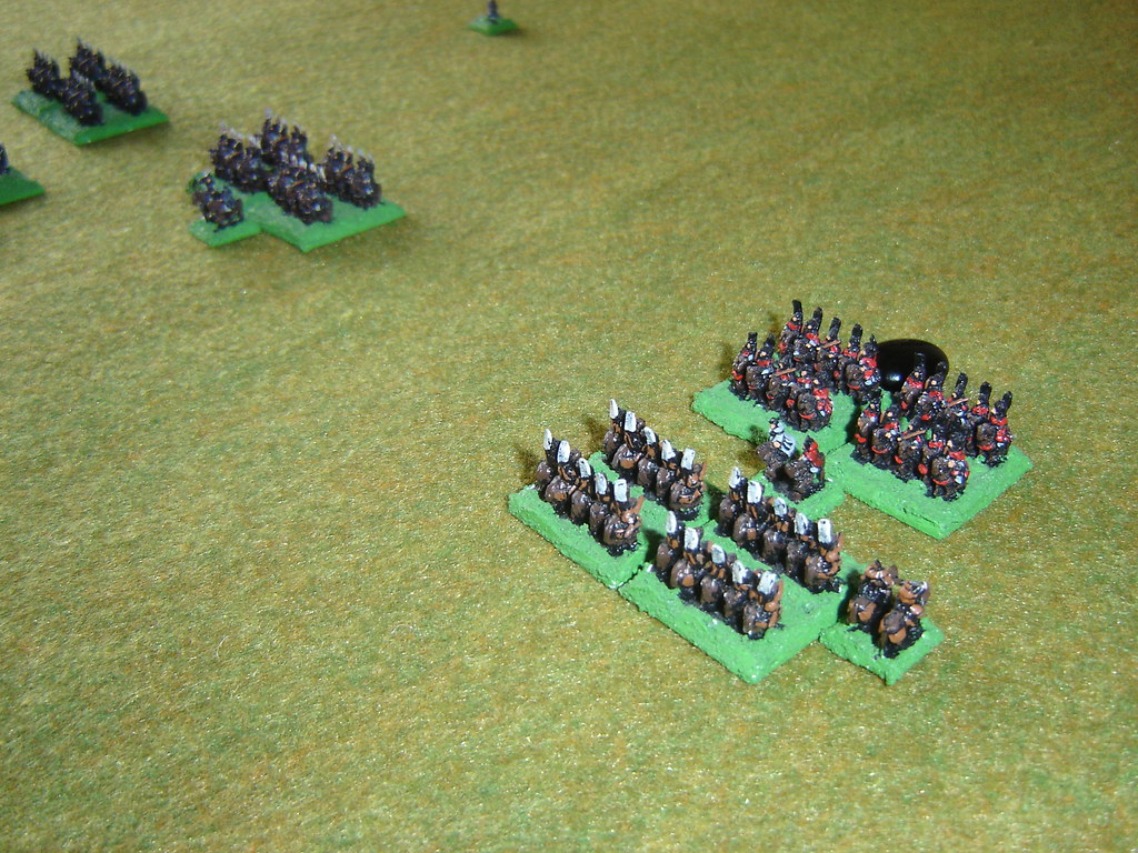 Cavalry charge each other