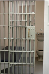 Jail cell at the Southborough Police Department