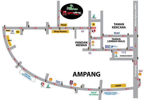 ampang lookout point map