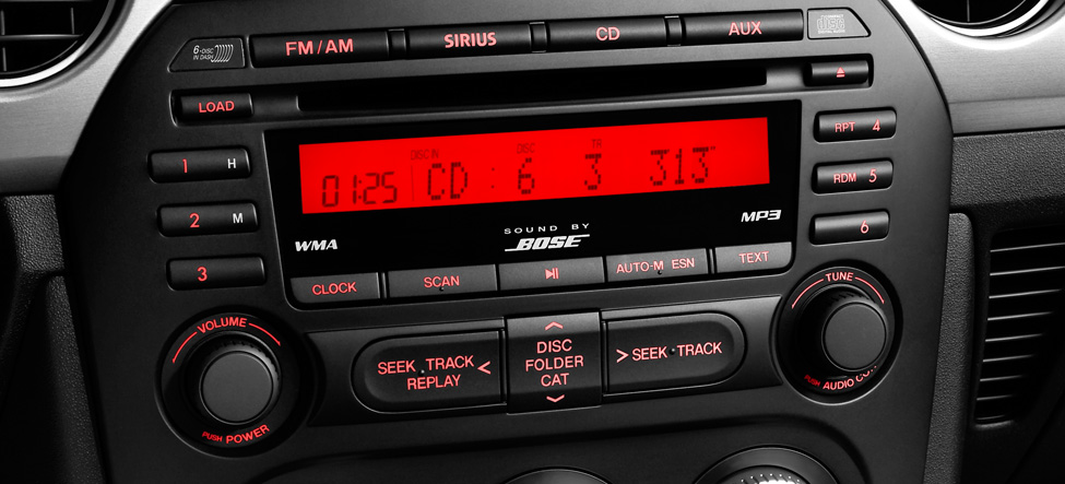 Bose audio system Mazda MX-5