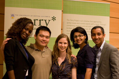 Jennifer Kaban, Iris Amuto, Eric Ma, Tahira Ebrahim, Azim Wazeer @ UBC TEDxTerry Talks 2009