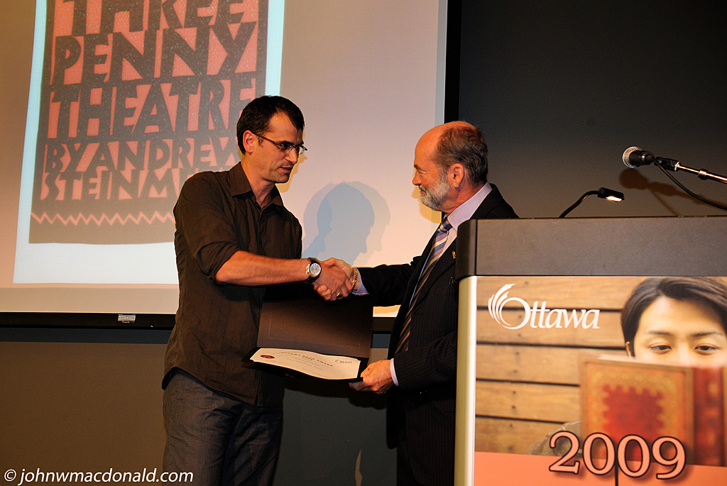 Andrew Steinmetz - Ottawa Book Award