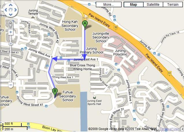 click on map to enlarge fuhua secondary school 5 jurong west street 41 ...