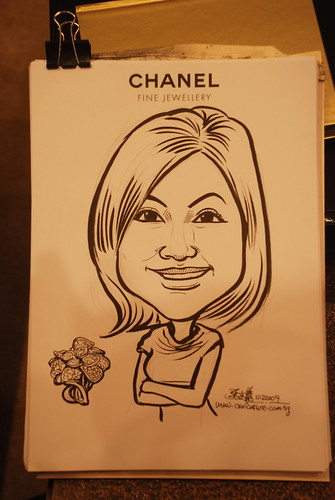 Caricature live sketching for Chanel Day 2 - 6
