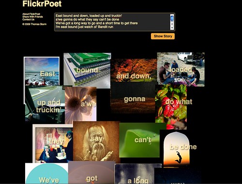 flickrpoet application