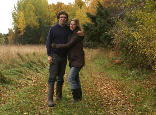 Cameron and Laura-Jane in Whimfield autumn lane 