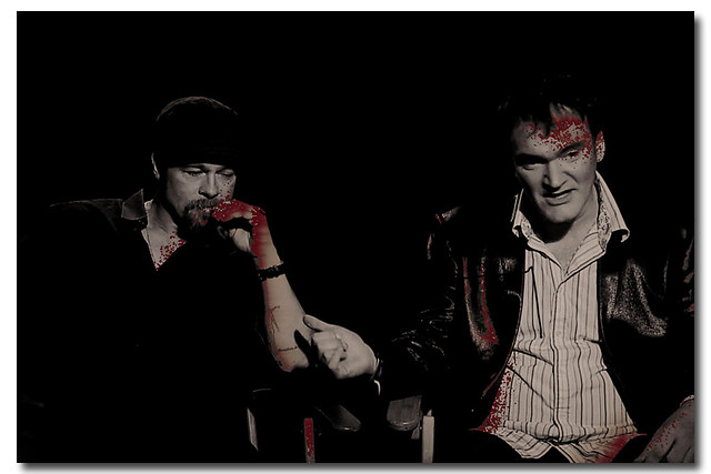 Quentin Tarantino presents Brad Pitt's Tattoo by Stevpas68