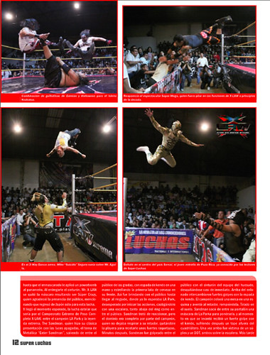 Súper Luchas 327 (17 agosto 2009) - Fragmentos del reporte XLAW: Sandman vs LA Park