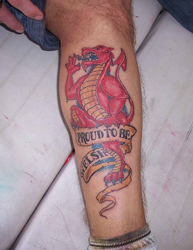 welsh dragon by Classic Ink Tattoo Studio