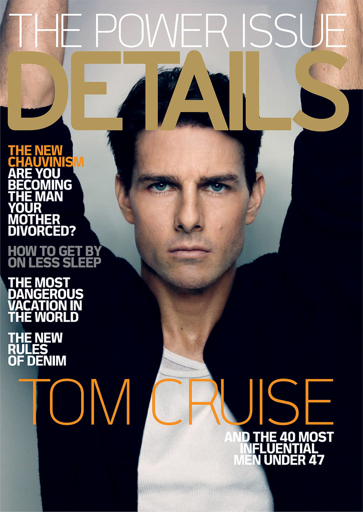 Tom Cruise Graces the cover of DETAILS magazine’s Power Issue - December 2008