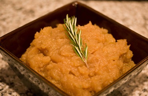 rosemary and brown butter applesauce