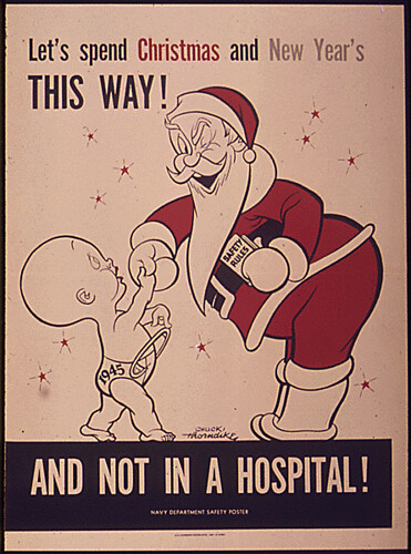"Let's spend Christmas and New Year's this way! And not in a hospital!", 1941 - 1945