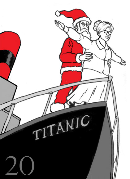 Titanic Santa (and Mrs. Claus)