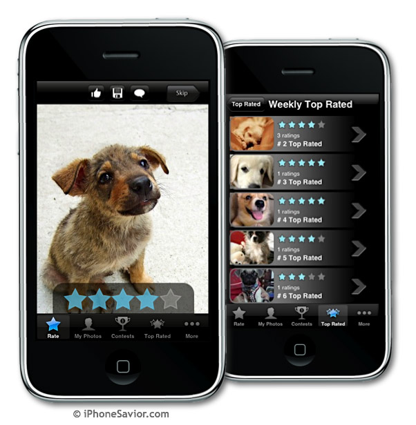 Rate My Puppy iPhone App