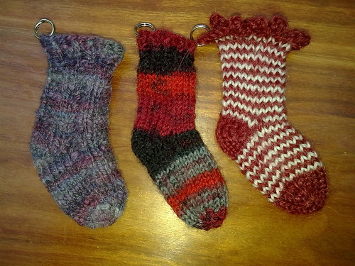 Knit Love Club swap mini-socks
