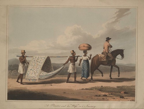 A Planter and his Wife on a Journey - Travels in Brazil  -  Henry Koster, 1816
