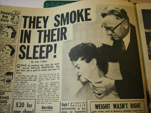 They smoke in the sleep!