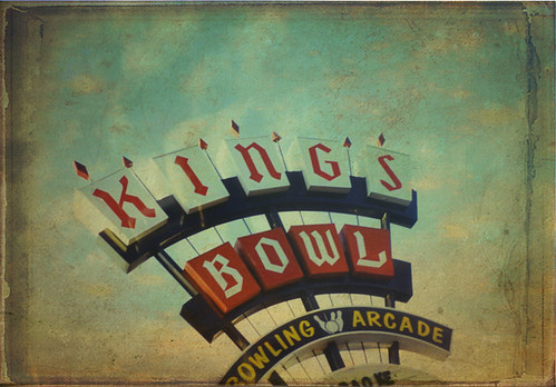 Kings Bowl Sign with Texture by sueism1