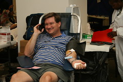 Smiling, Happy Donor at the Atlanta Braves All-American Blood Drive par Southern Blood Services Region