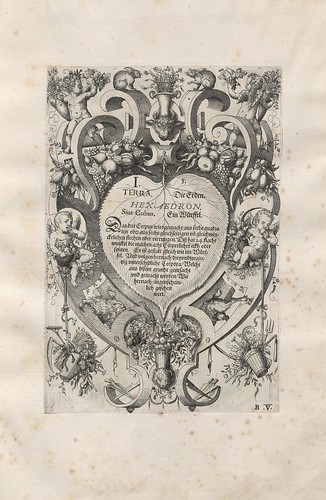 Terra titlepage - Perspectiva Corporum Regularium -  Wenzel Jamnitzer 1568
