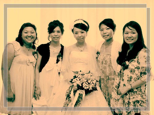 bridesmaids&bride