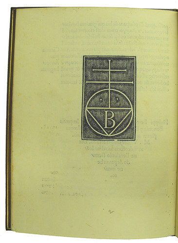 Printer's device in Beroaldus, Philippus: Oratio proverbiorum