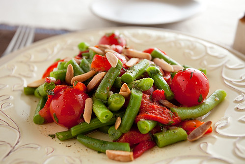 Roasted Pepper and Green Bean Salad