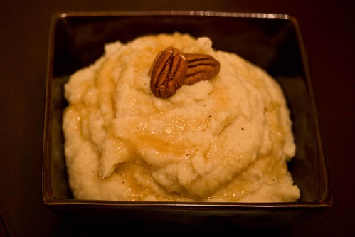 roasted parsnip, onion and apple puree with whisky