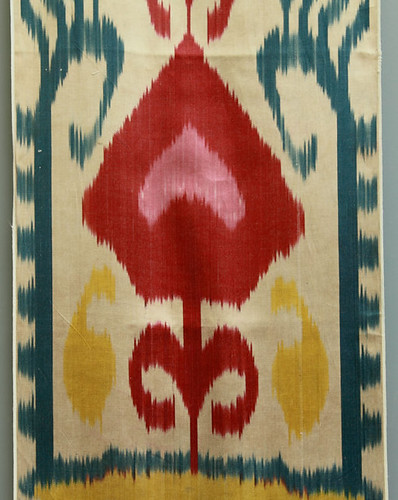 silk ikat fabric cocoon tribal chase