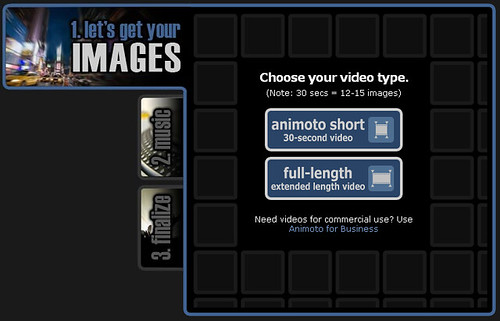 Animoto - Let's get your images