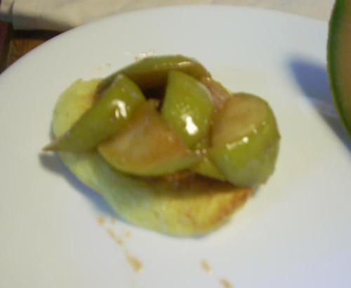 Lemon-Ricotta Pancakes with Sauteed Apples