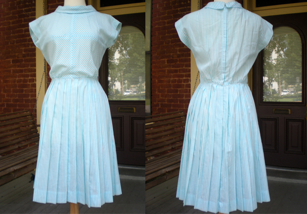 Ebay 60's Cotton Dress w/ Pleated Skirt
