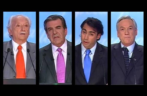 debate presidencial 2009 tvn frei pinera arrate enriquez ominami chile 1