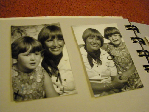 Myself and mam, in early/mid-70's