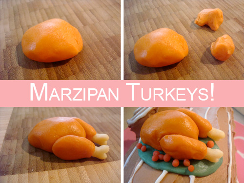 Marzipan Turkeys!